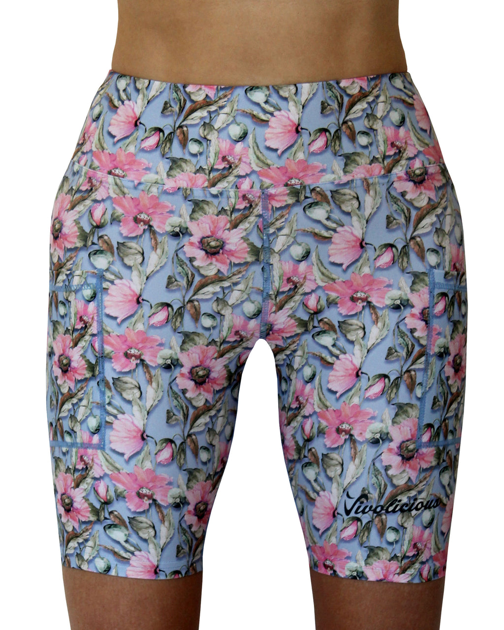 Floral funky pants gym shorts