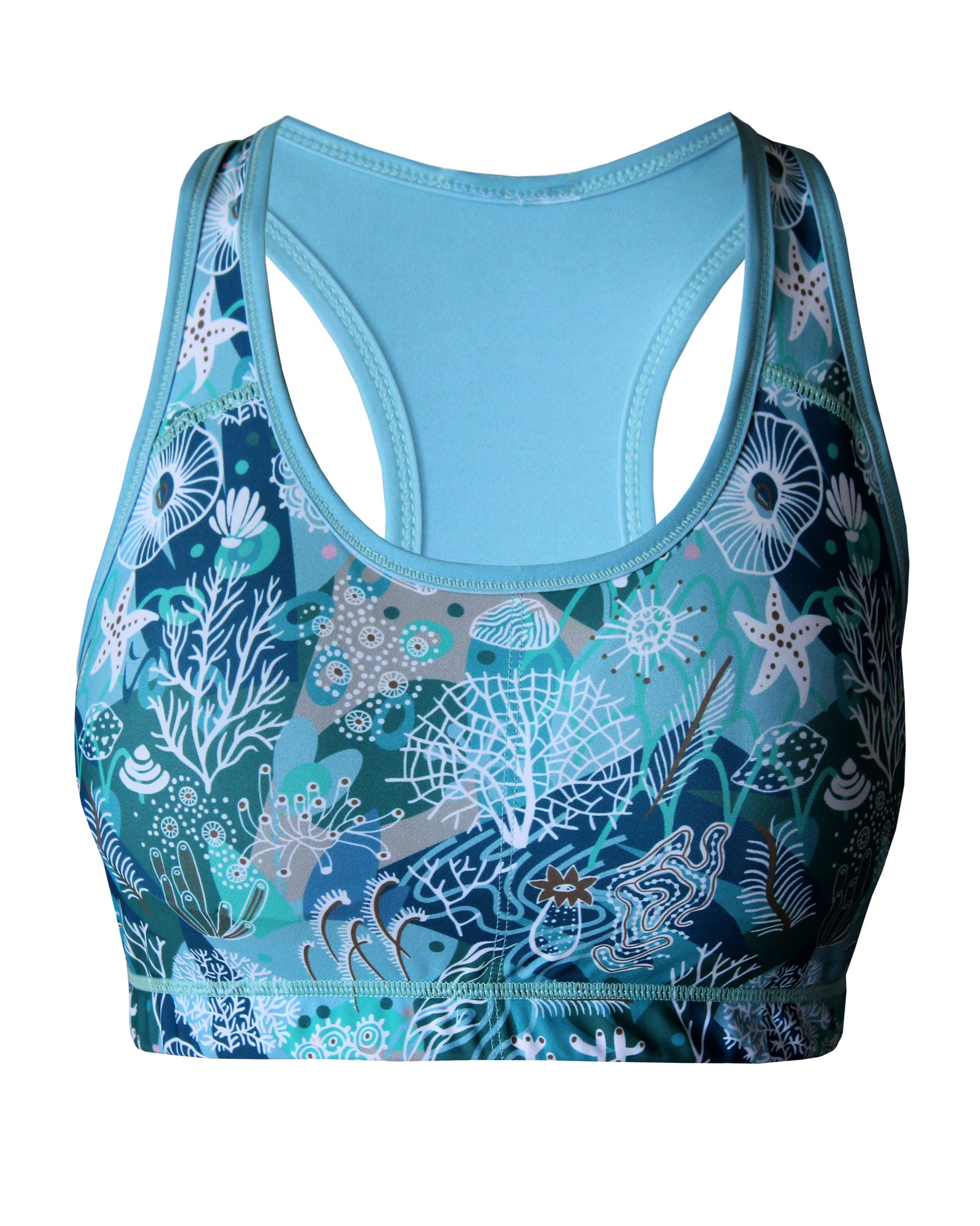 SEA STAR Zero Chafe Run Gym Intensity Sports Bra VIVOLICIOUS