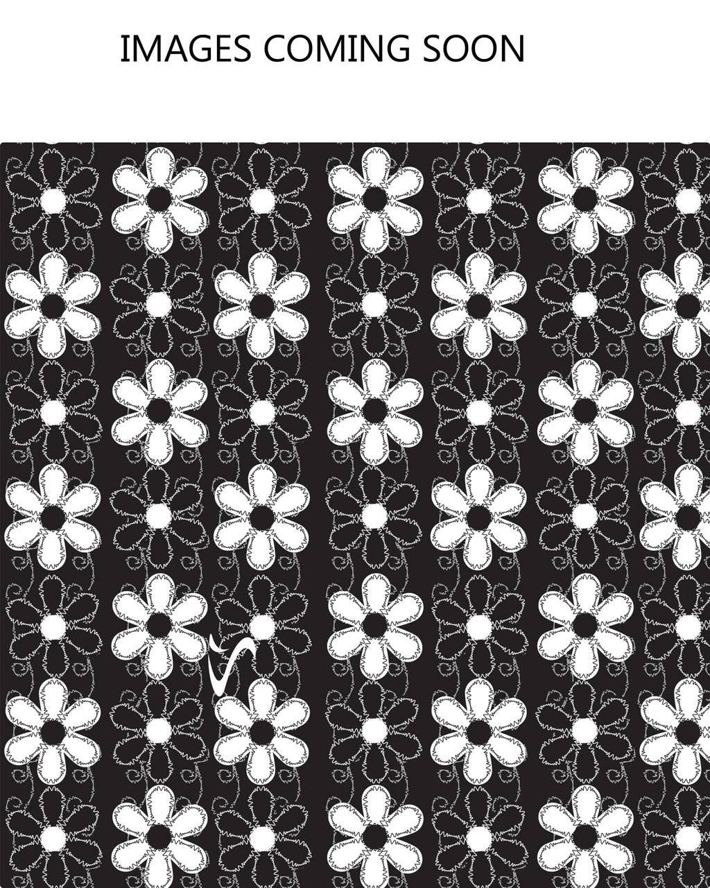 Black leggings with white daisy flowers.  Perfect for women's running, gym and yoga.